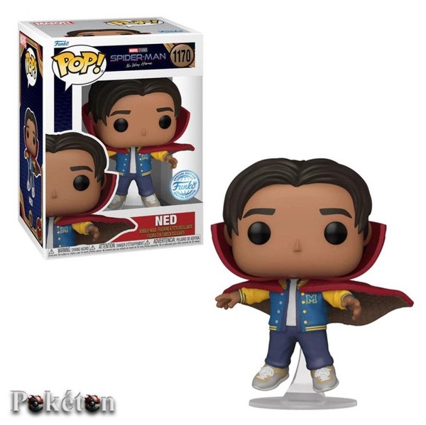 Funko Pop Marvel Spider-Man #1170 Ned - Bobble Head Figur Neu Ovp-image
