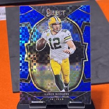2022 Panini Select - Concourse Aaron Rodgers #55 Blue Prizm /199