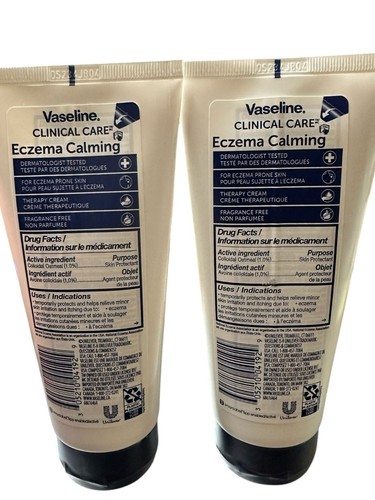 Vaseline Clinical Care Eczema Calming Therapy Cream 6.8ozEach (2 pack) NEW - Picture 2 of 5