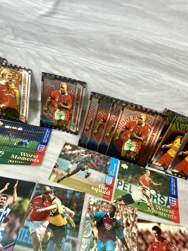 Enorme lotto di lavoro in bundle carte calcio Match Attax con stelle lucide, raccoglitore e coll - Foto 7 di 24