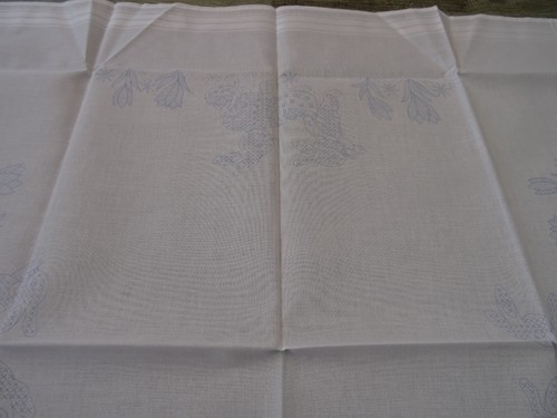 LADY-STICK Handarbeits-Tischdecke Decke 80 x 80 cm Weiß ohne Garn Ostern sticken - Bild 10 von 11