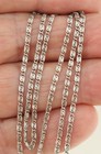 Antique Vintage Sterling Silver 925 Scroll Chain Necklace 18"; 3.6 g — photo 2