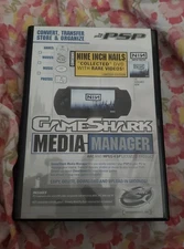 GameShark Media Manager Playstation Portable PSP with NIN Nine Inch Nails DVD