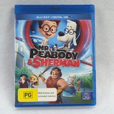 Mr Peabody & Sherma (Blu-ray, Region B, 2014)DreamWorks -Like New - Free Postage