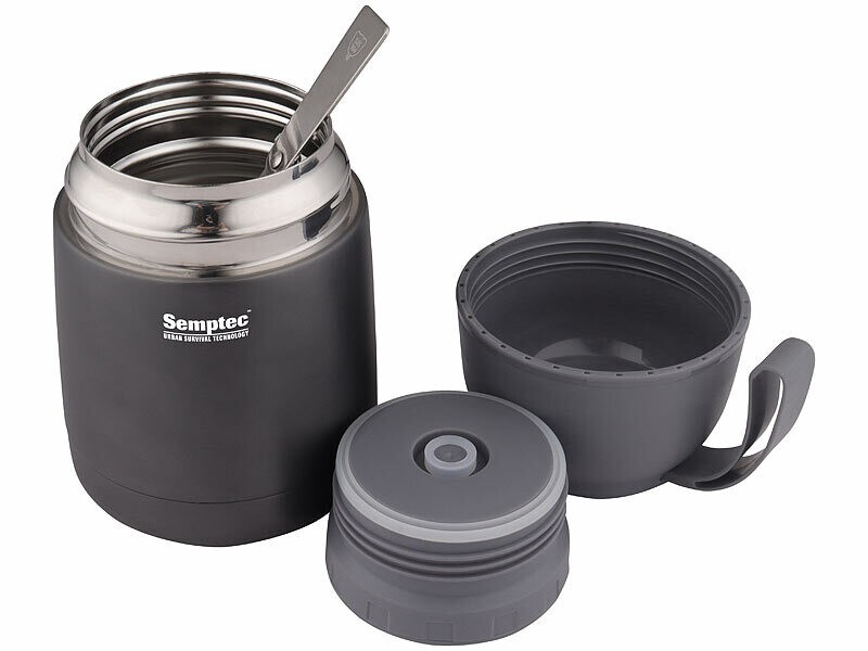 Récipient isotherme 430 ml Semptec contre les repas froids sans micro-ondes