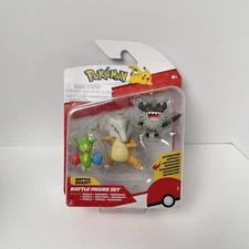 Jazwares Pokémon Battle Figure Set- Roselia, Marowak, Perrserker- BRAND NEW