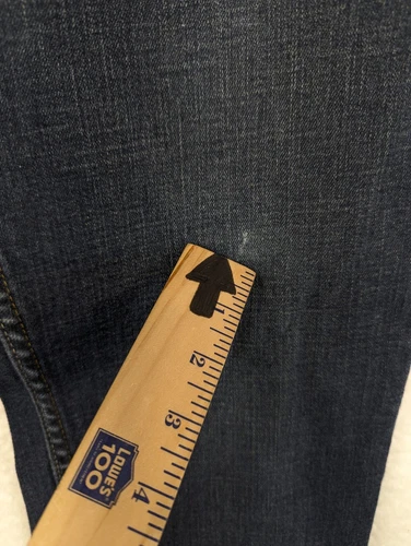 Lee Original Fit Boys' Dark Wash Blue Jeans 18 HUSKY - Picture 7 of 16