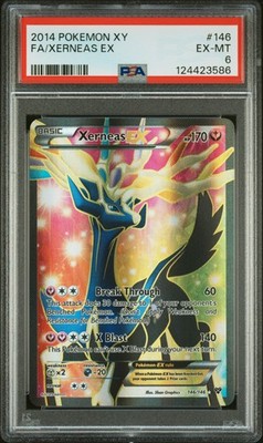 2014 POKEMON XY #146 FULL ART/XERNEAS EX PSA 6 | eBay