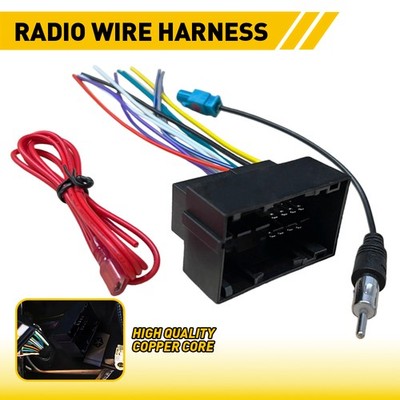 For 2013-2019 Dodge Chrysler Aftermarket Car Radio Stereo Wiring Harness Adapter