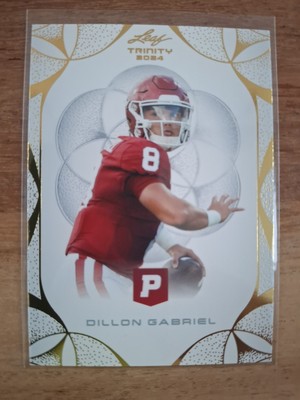 2024 Leaf Trinity Pristine Auction - Dillon Gabriel Gold Foil #27