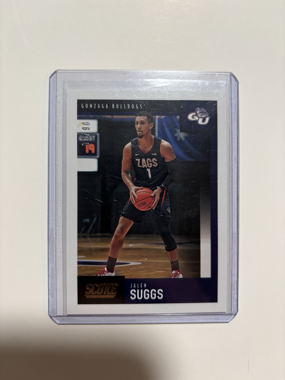 2021-22 Panini Chronicles Draft Picks Score Jalen Suggs #387 Gonzaga Bulldogs/10