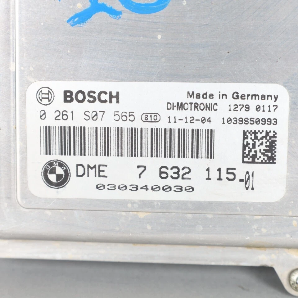 BMW 535i 640i X3 2011-2012 motor 3.0 computador ECU ECM DME 12147632115 OEM usado Foto 4 de 4