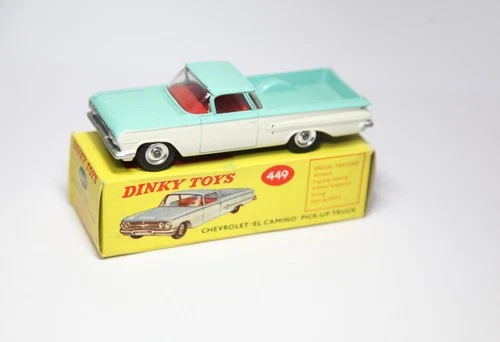 Dinky 449 Chevrolet El Camino Pick Up Truck In Original Box - Near Mint Vintage