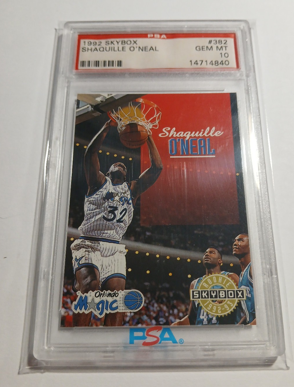 1992 Skybox Shaquille O'Neal RC #362 PSA 10 GEM MINT