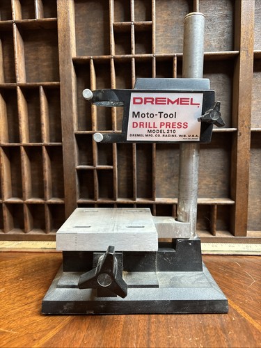 VTG DREMEL MOTO-TOOL DRILL PRESS MODEL 210 - Foto 3 di 9