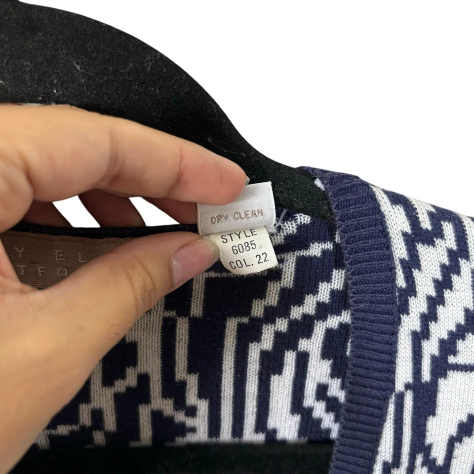 Cárdigan Perry Ellis Portfolio 100% Algodón Abotonado con Bolsillos Talla Grande? Foto 4 de 4