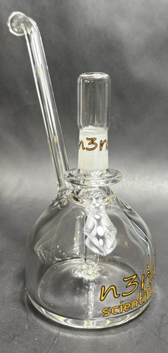 Collectible N3rd Glass 14mm Scientific Hookah Pipe Rig Made in USA - Nerd - Picture 1 of 9