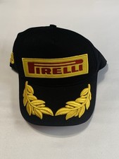 Vintage Black & Gold Pirelli P Zero Baseball Cap Hat With Canada Flag Under Brim