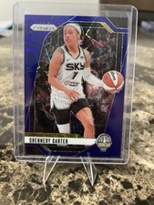 2024 Panini Prizm WNBA - Chennedy Carter #66 Blue Velocity Prizm