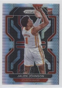 2021-22 Panini Prizm Hyper Prizm Jalen Johnson #305 Rookie RC