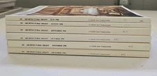 Vintage 1998 Architectural Digest Magazines Interior Design  Lot of 6 Jul- Dec