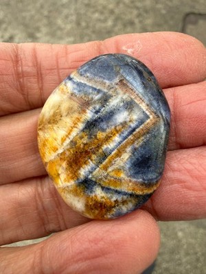 Blue John Fluorit Kristall natürlicher Palmenstein Castleton Derbyshire Treak Cliff