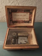 Antique Early 20th Century Thorens Music Box, Switzerland-Very Good