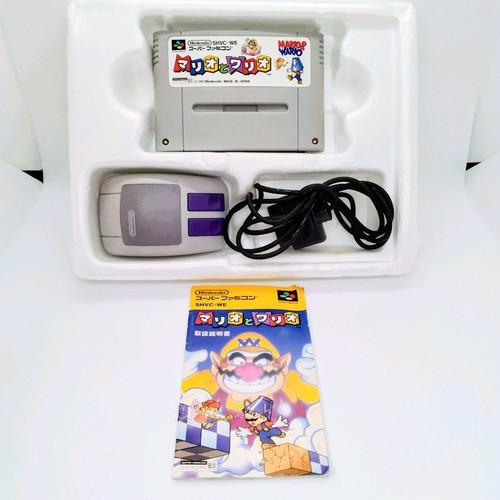 Nintendo Super famicom Mario & Wario Mouse set used from japan fast ship - Picture 7 of 11