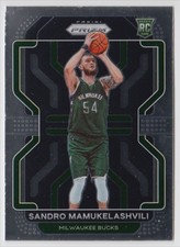 2021-22 Panini Prizm Sandro Mamukelashvili Rookie Milwaukee Bucks #293