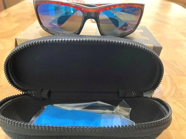 COSTA JOSE BLUE MIRROR LENS/TORTOISE FRAMED SUNGLASSES 06S9023- NIB - Image 3 of 4