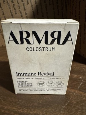 ARMRA Colostrum Immune Revival   1 Box Unflavored (30 Packets) Expires 02/2026