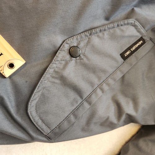 Vintage 80s/90s Members Only Cafe Racer Bomber Jacket Mens Sz 42L Gray Quilted - Picture 20 of 21
