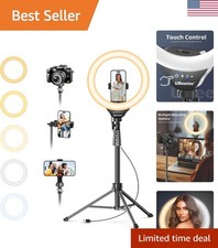 12'' Selfie Ring Light with 62    Tripod Stand for Video Recording, Live Strea...
