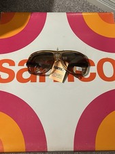 RARE 1950s UNWORE SAMCO VINTAGE TORTOISE SHELL SUNGLASSES MADE IN ITALY
