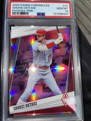 2020 Panini Chronicles Phoenix-pink Shohei Ohtani, Jersey, Card#, Serial # Match