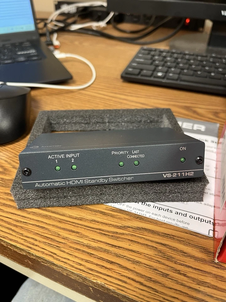 Kramer VS-211H2 2x1 Automatic 4K UHD HDMI Standby Switcher Brand New - Image 2 of 4