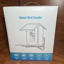 Smart Bird Feeder with Camera, Wireless Outdoor Bird Watching Camera Solar Power