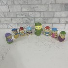 Lot Of 8 Vintage Hasbro Playskool 1980s Glo Worm Friend Finger Puppets