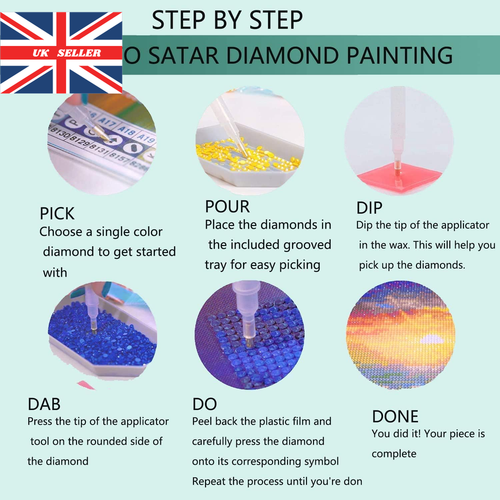 Große Diamond Painting Kits für Erwachsene, 5D DIY Diamond Art voll rund 35,4 x 15,6 Zoll - Bild 9 von 12