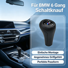 6 Gang Shift Schalthebel Schaltknauf Leder M-Sport 25117896884 Für BMW E46 E82