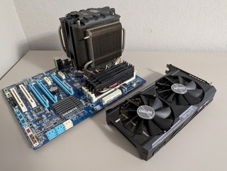 Gigabyte Z68A Motherboard Combo w/ Intel Core i7 3770K 3.50GHz 16GB RAM R9 380