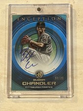 2022 Bowman Inception Bubba Chandler Blue Foil On-card Auto /99 - Pirates Sh