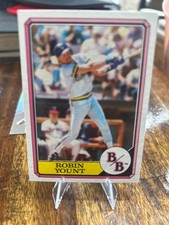 Robin Yount 1987 Topps B&B #9! 2 Card Min! Read Desc!
