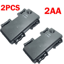 2PCS 2 AA cell battery holder with on/off switch, IP65 waterproof free shopping
