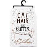 Кухонное полотенце Primitives by Kathy Glitter - Кошачья шерсть - это мой блеск