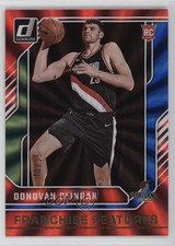 2024 Donruss Franchise Features Holo Blue & Green Laser /35 Donovan Clingan fm0