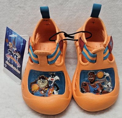 Space Jam Toddler Boys' EVA Clog Style Sandals Size 5-6/New