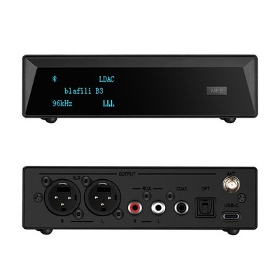 B3 Professional XLR Bluetooth v5.1 Music Receiver, LDAC & aptX HD Streamer, B...