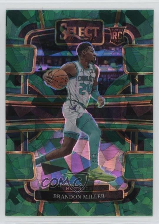 2023-24 Panini Select Concourse Green Ice Prizm Brandon Miller #80 1l75