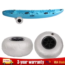 9 inch 2x Beach Cart Wheels Inflatable Wheels Replacement Balloon Beach Tire